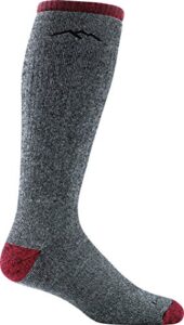 darn tough (style 1955) men's mountaineering hike/trek sock - smoke, xxl