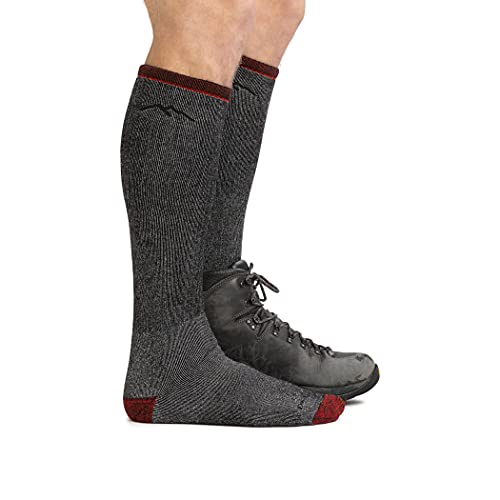 DARN TOUGH (Style 1955) Men's Mountaineering Hike/Trek Sock - Smoke, Large