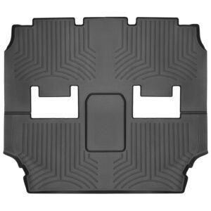 WeatherTech Custom Fit FloorLiner for Chrysler Pacifica -One piece - 2nd and 3rd row coverage (Black)