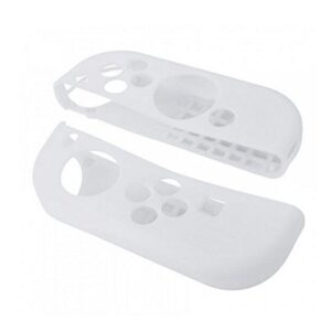 Silicone Protective Skin Soft Shell Case Cover for Nintendo Switch Joy-Con Controller Skin Clear-White