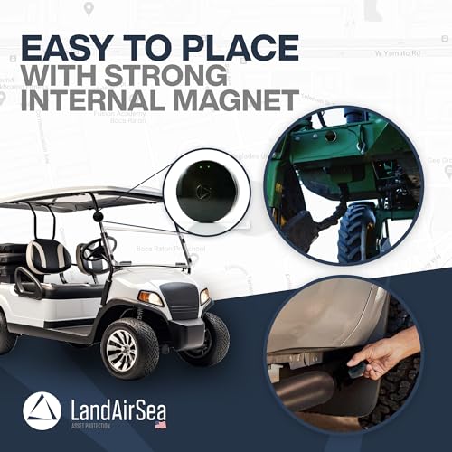 LandAirSea 54 GPS Tracker - Made in the USA from Domestic & Imported Parts. Long Battery, Magnetic, Waterproof, Global Tracking. Subscription Required