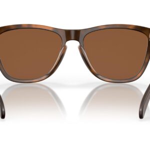 Oakley OO9013 Square Sunglasses, Matte Brown Tortoise/Prizm Tungsten, 55 mm