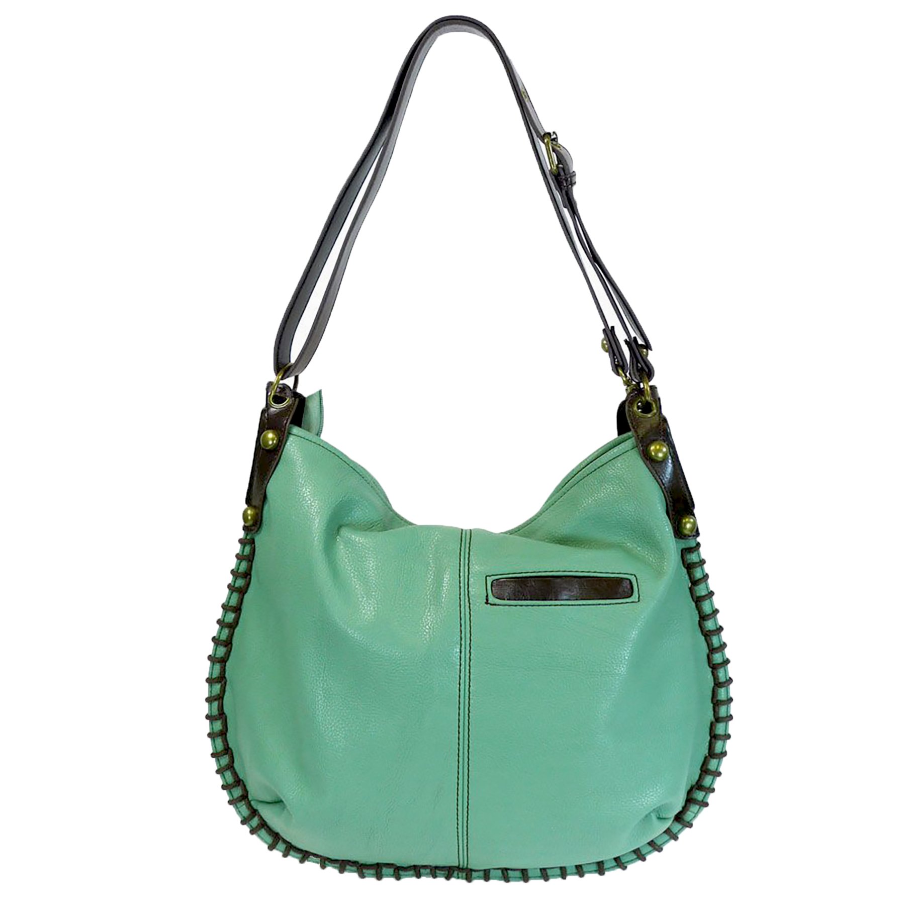 CHALA Crossbody Handbag, Casual, Soft, Large Bag Shoulder or Crossbody - Dragonfly - Teal