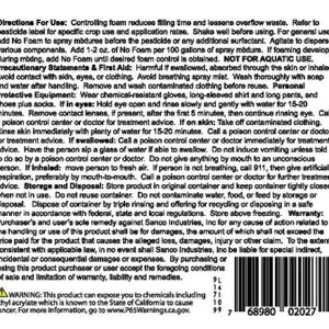 No Foam - Anti-Foam Quart, Defoamer for Spray Tanks, Eliminate Unwanted Foaming in Gallon Hand Sprayers, Recirculating Sprayers and Other Highly Agitated Solutions