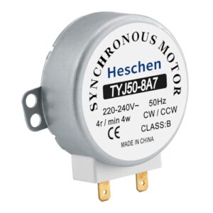 Heschen Synchronous Motor TYJ50-8A7 220-240VAC 4R/Min CW/CCW 50Hz for Microwave Oven Turn Table