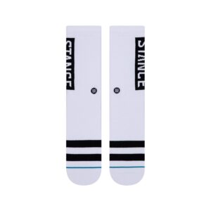 Stance OG Crew Socks (Large, White)