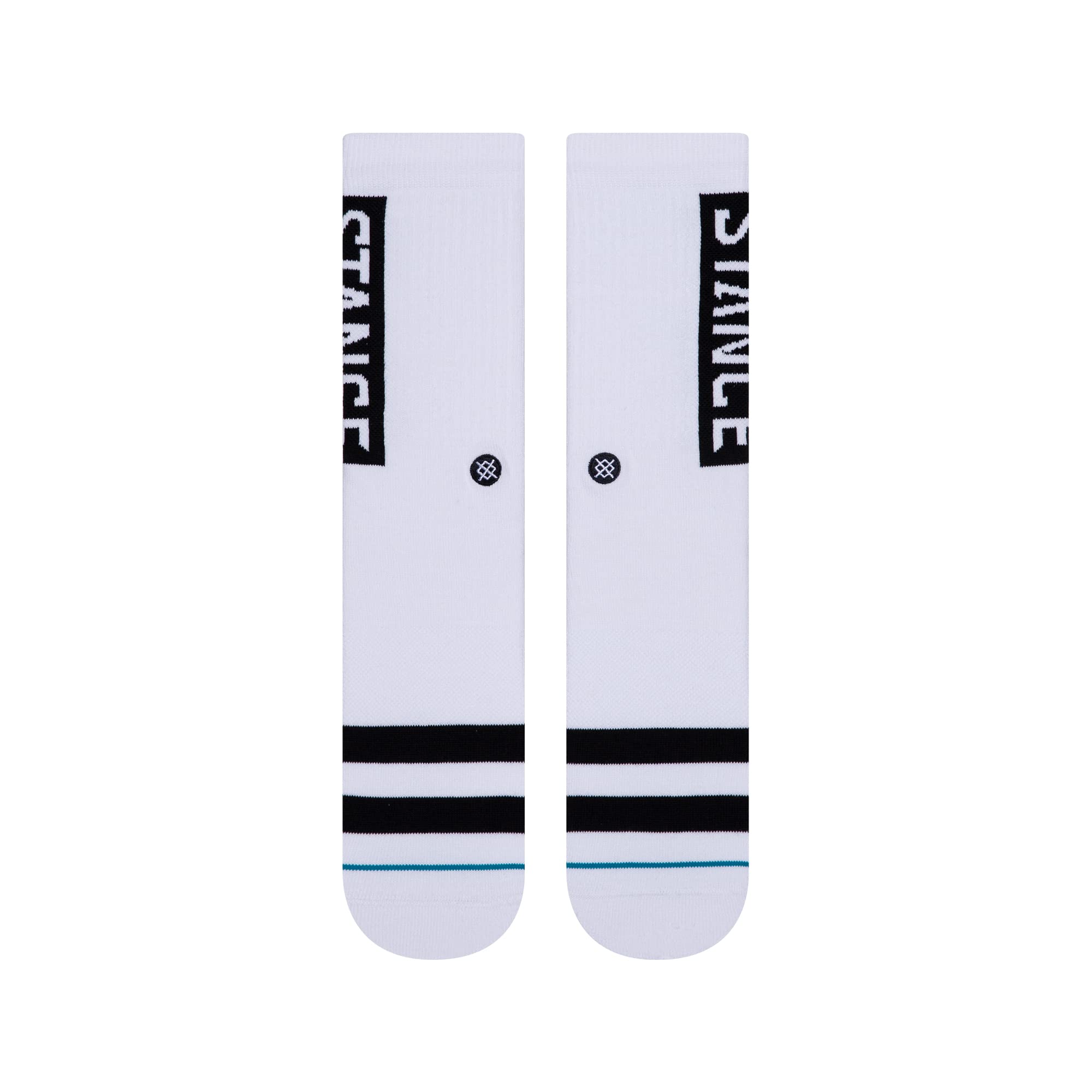 Stance OG Crew Socks (Large, White)