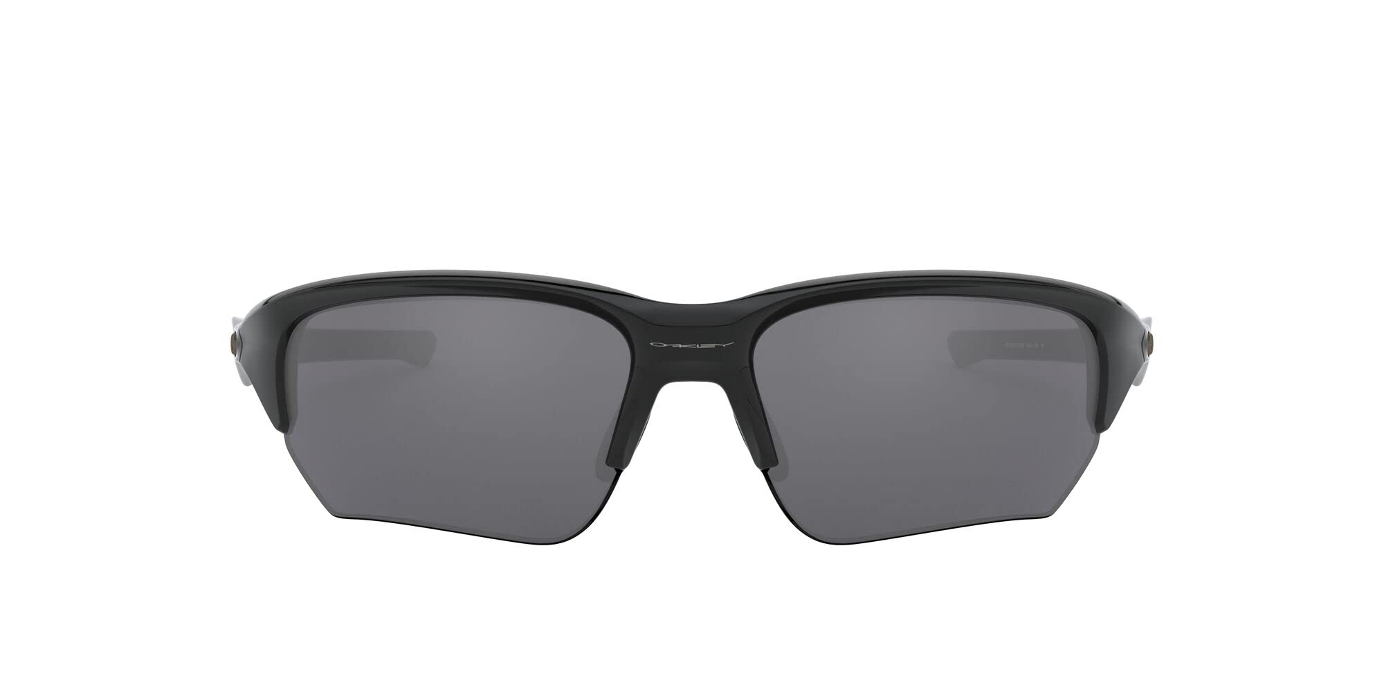 Oakley Men's OO9363 Flak Beta Rectangular Sunglasses, Polished Black/Black Iridium, 64 mm