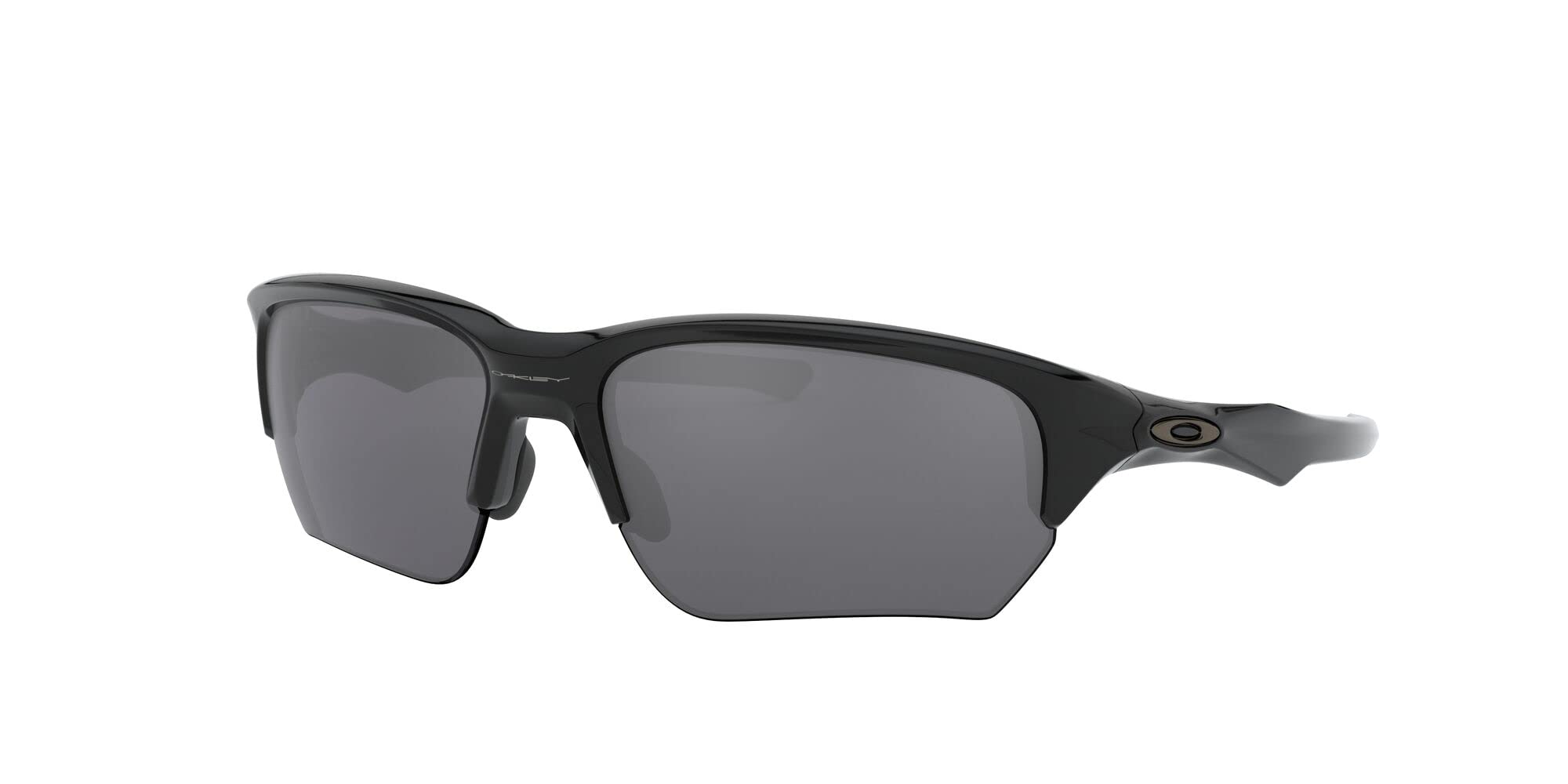 Oakley Men's OO9363 Flak Beta Rectangular Sunglasses, Polished Black/Black Iridium, 64 mm