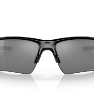 Oakley Men's Oo9188 Flak 2.0 XL Rectangular Sunglasses, Polished Black/Prizm Black Polarized, 59 mm