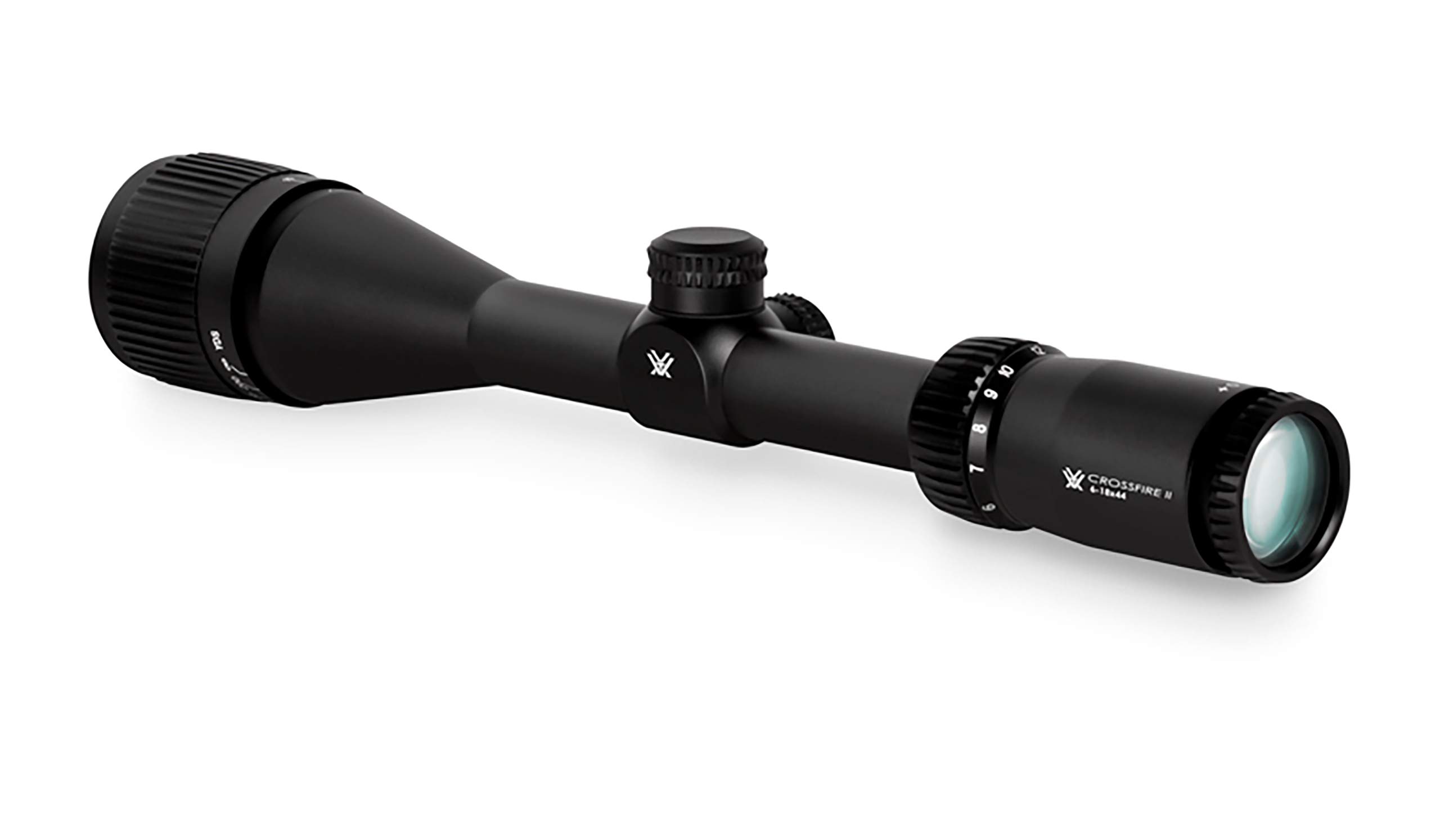 Vortex Optics Crossfire II 6-18x44 AO, SFP Riflescope - Dead-Hold BDC Reticle (MOA) with Vortex Hat