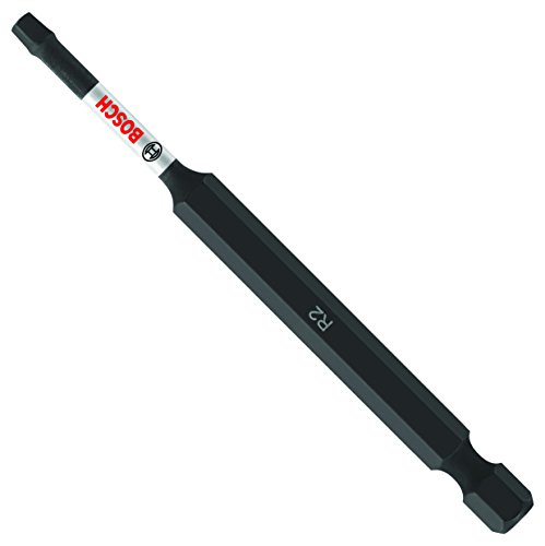 BOSCH ITSQ23501 1-Piece 3-1/2 In. Square #2 Impact Tough Screwdriving Power Bit