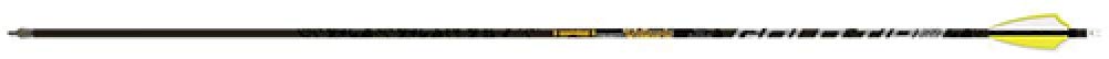 Gold Tip Valkyrie Arrow 4 Fletch 6 PK. Black, 340