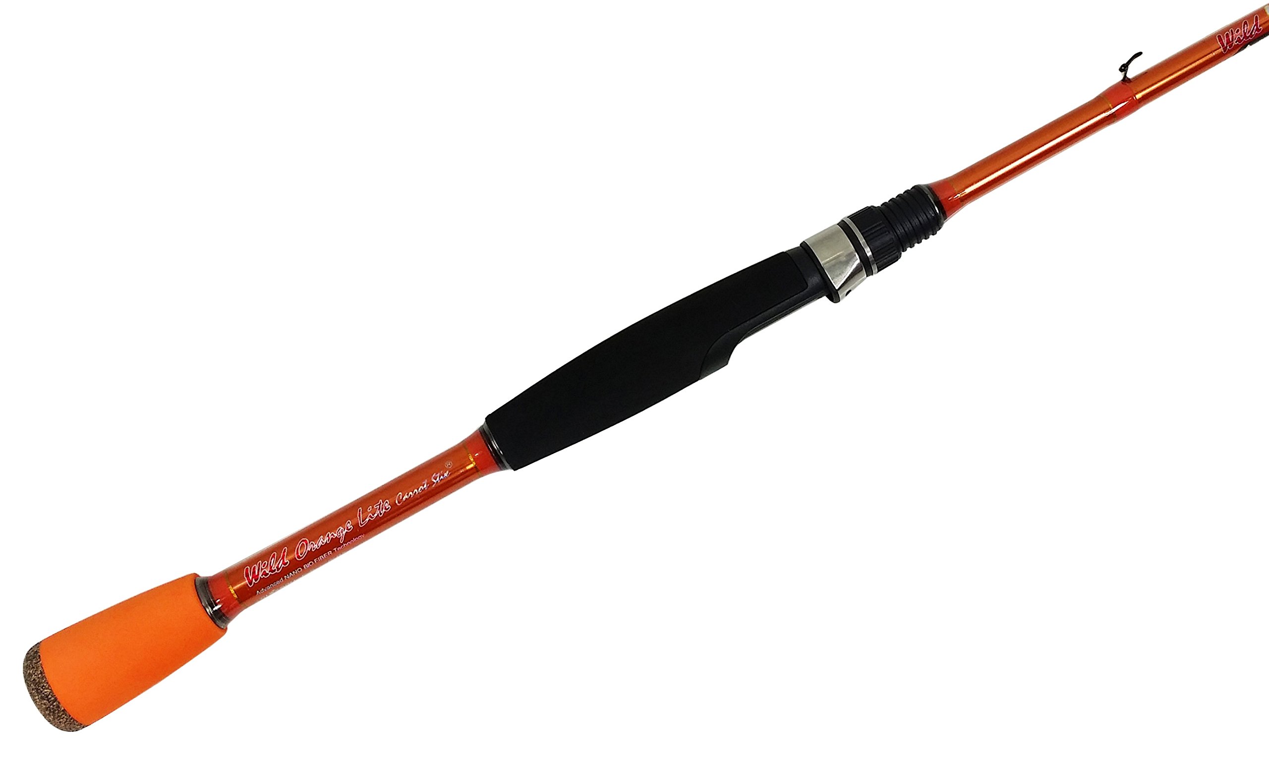 Carrot Stix Spinning Fishing Rod Wild Wild Orange Lite (6' 7" Light)