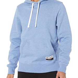 CHAMPION Men's Authentic Originals Sueded Pullover Hoodie, Blue Jazz Heather, Large