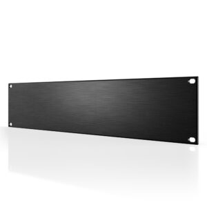 ac infinity rack panel accessory blank 2u space for 19" rackmount, premium aluminum build and anodized finish