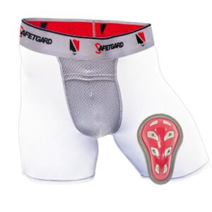 SafeTGard Youth Compression Short with Youth Cage Cup (Youth Large)