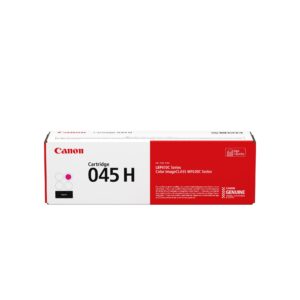 canon genuine toner, cartridge 045 magenta, high capacity (1244c001), 1 pack color imageclass mf634cdw, mf632cdw, lbp612cdw laser printer