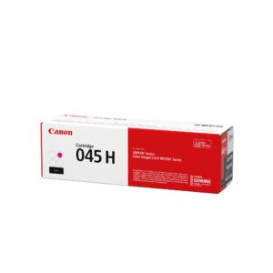 Canon Genuine Toner, Cartridge 045 Magenta, High Capacity (1244C001), 1 Pack Color imageCLASS MF634Cdw, MF632Cdw, LBP612Cdw Laser Printer