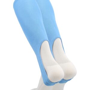 TCK Solid Colored Baseball Stirrups Pattern A (Columbia Blue, Large)