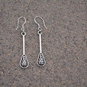 Lacrosse Stick Earrings - Lacrosse Jewelry - Gift For Lacrosse Players, Moms and Coaches