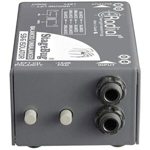 Radial Engineering StageBug SB-6 Isolator with 1 Year Free Extended Warranty