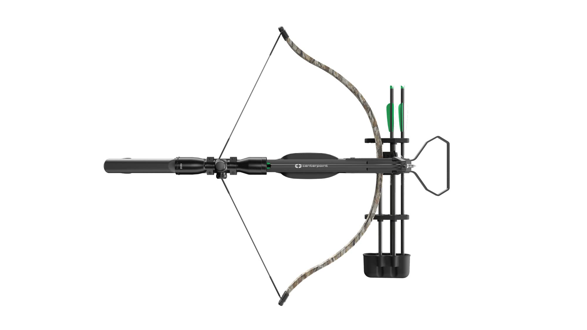 CenterPoint Tyro 4X Recurve Crossbow Package With 4x32mm Scope, Camo