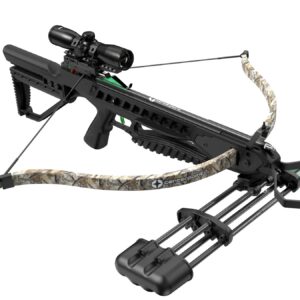 CenterPoint Tyro 4X Recurve Crossbow Package With 4x32mm Scope, Camo