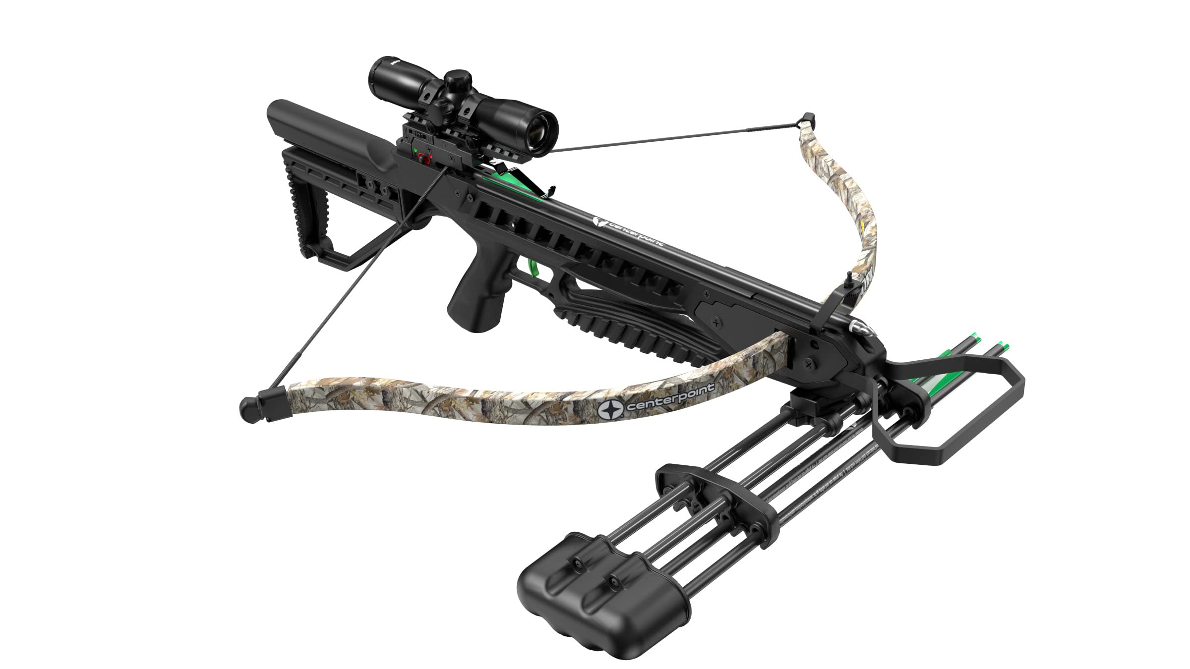 CenterPoint Tyro 4X Recurve Crossbow Package With 4x32mm Scope, Camo