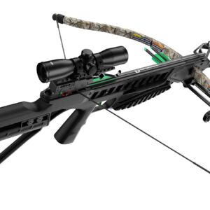 CenterPoint Tyro 4X Recurve Crossbow Package With 4x32mm Scope, Camo