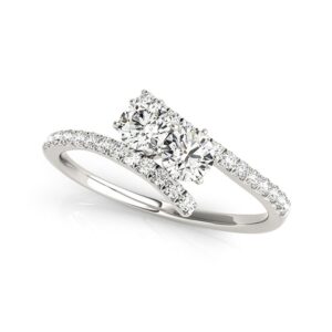 i love us™ two-stone forever us ring 1/2 ct tw diamonds 14k (7)