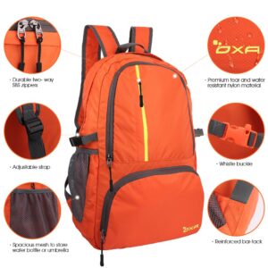 OXA Ultralight Foldable Daypack Packable Backpack, Durable Hiking, Travel Backpack