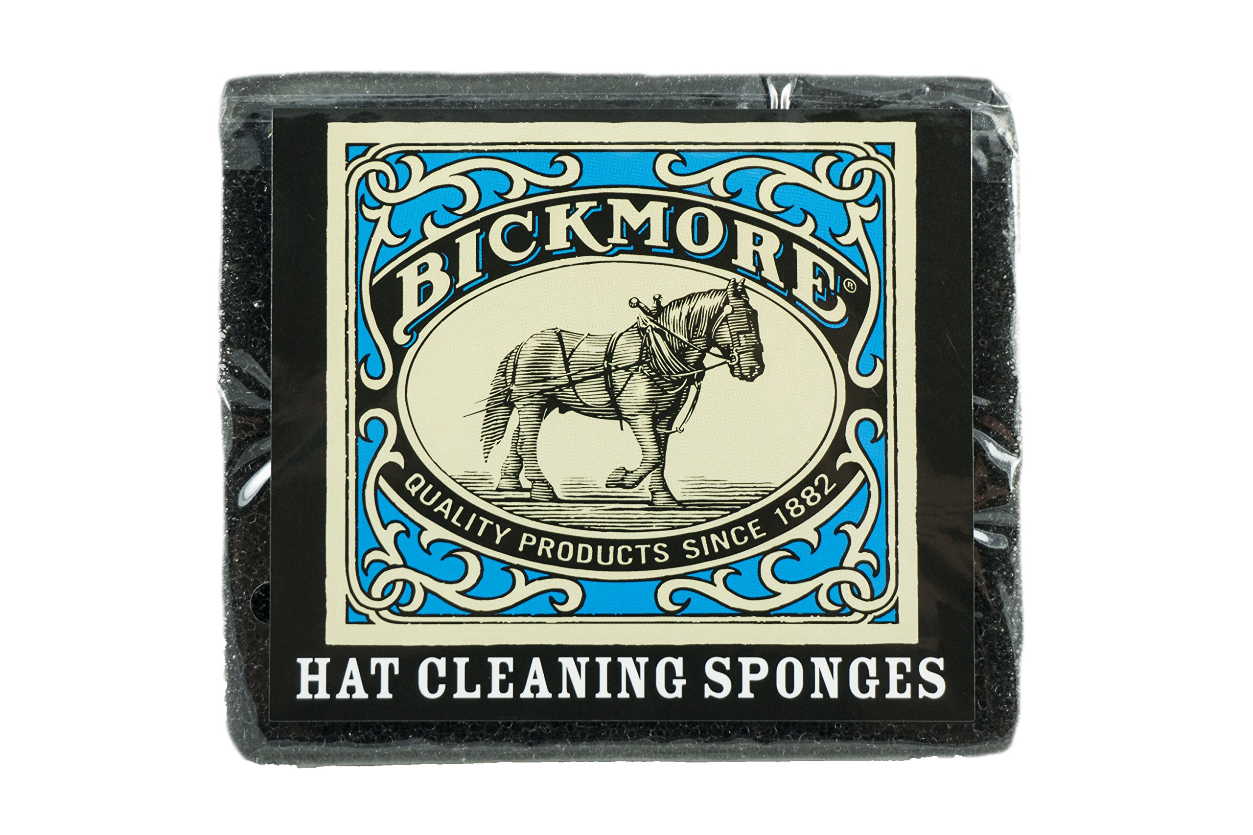 Bickmore Felt Hat Cleaning Sponge - Perfect for Western, Cowboy, Cowgirl Hats & More Black