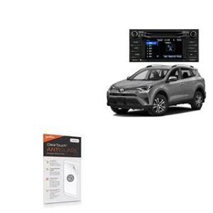 boxwave screen protector compatible with toyota 2016 rav4 (6.1 in) - cleartouch anti-glare (2-pack), anti-fingerprint matte film skin