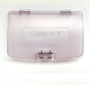 ambertown battery back door cover case for gameboy color gbc game boy color replaceme clear purple