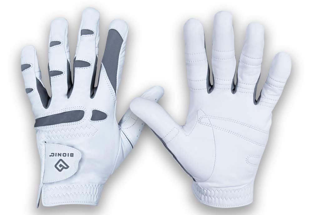 Bionic Men's Performance Grip Pro Premium Leather Golf Glove (Large, Left)