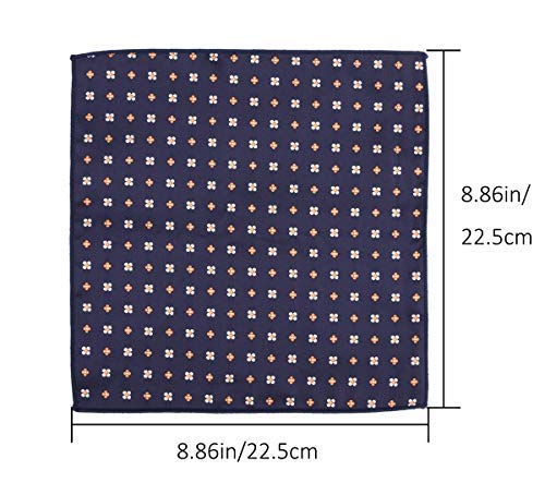 driew 11 Pcs Men Suit Pocket Square Handkerchiefs with Assorted Pattern