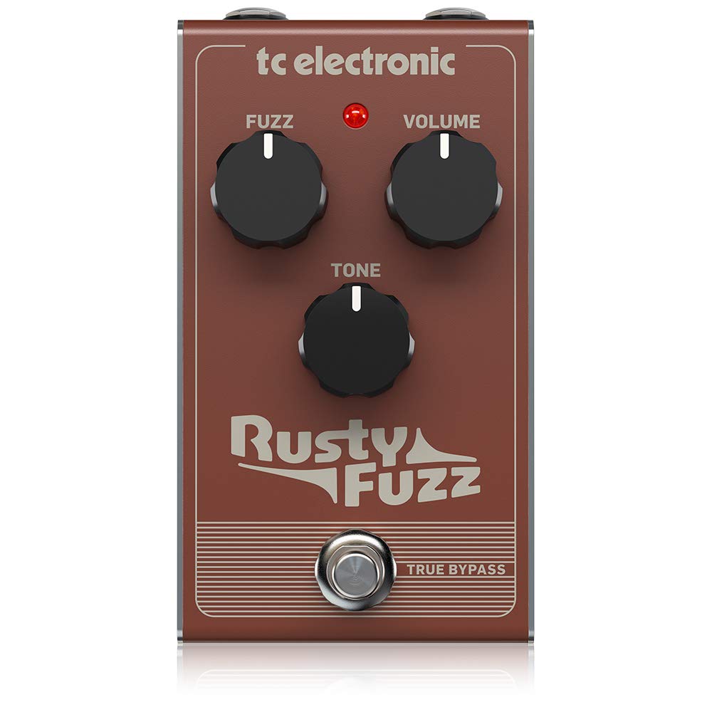 TC Electronic RUSTY FUZZ Silicon-Based Transistor Fuzz with Vintage Gated and Velcro-Like Fuzz Tones