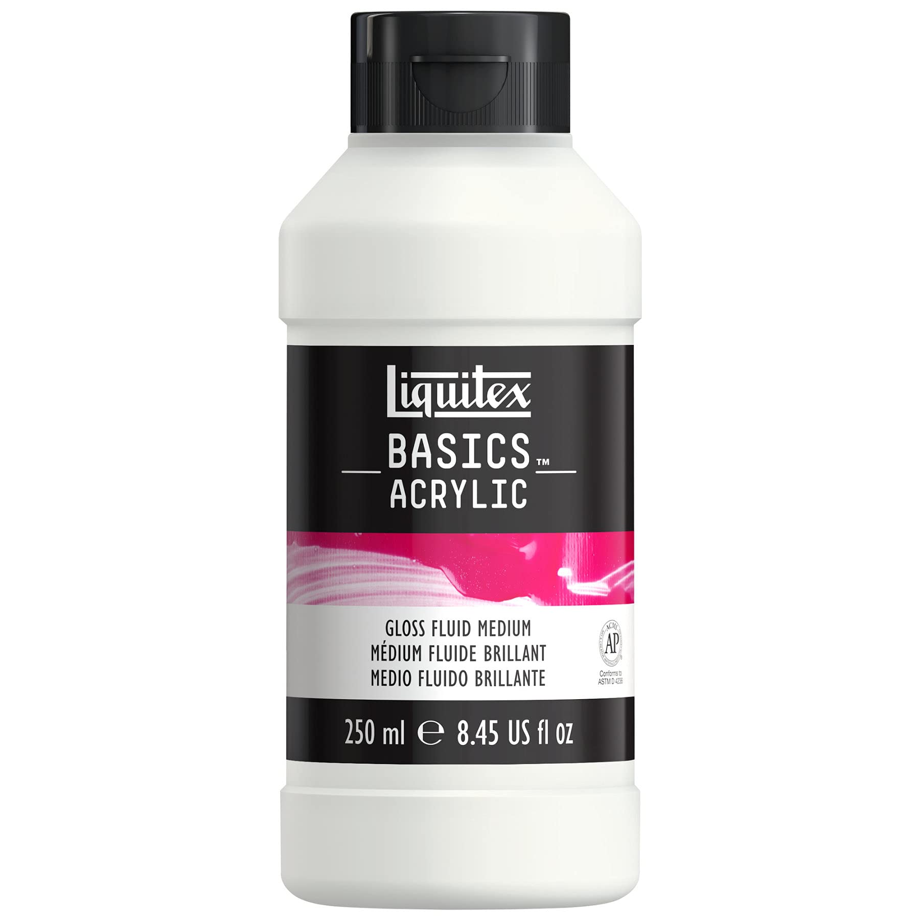 Liquitex BASICS Gloss Fluid Medium, 250ml (8.4oz) Bottle