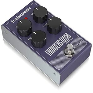 TC Electronic THUNDERSTORM FLANGER Vintage-Style Flanger Pedal with All-Analog Bucket-Brigade Circuit