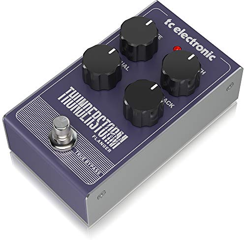 TC Electronic THUNDERSTORM FLANGER Vintage-Style Flanger Pedal with All-Analog Bucket-Brigade Circuit