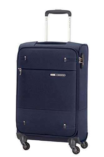 Samsonite Men and Women Spinner S, Length: 35 cm (55 cm-35 L), Blue (Navy Blue), 35 x 20 x 55 cm