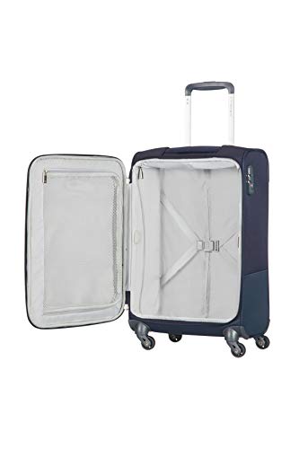 Samsonite Men and Women Spinner S, Length: 35 cm (55 cm-35 L), Blue (Navy Blue), 35 x 20 x 55 cm