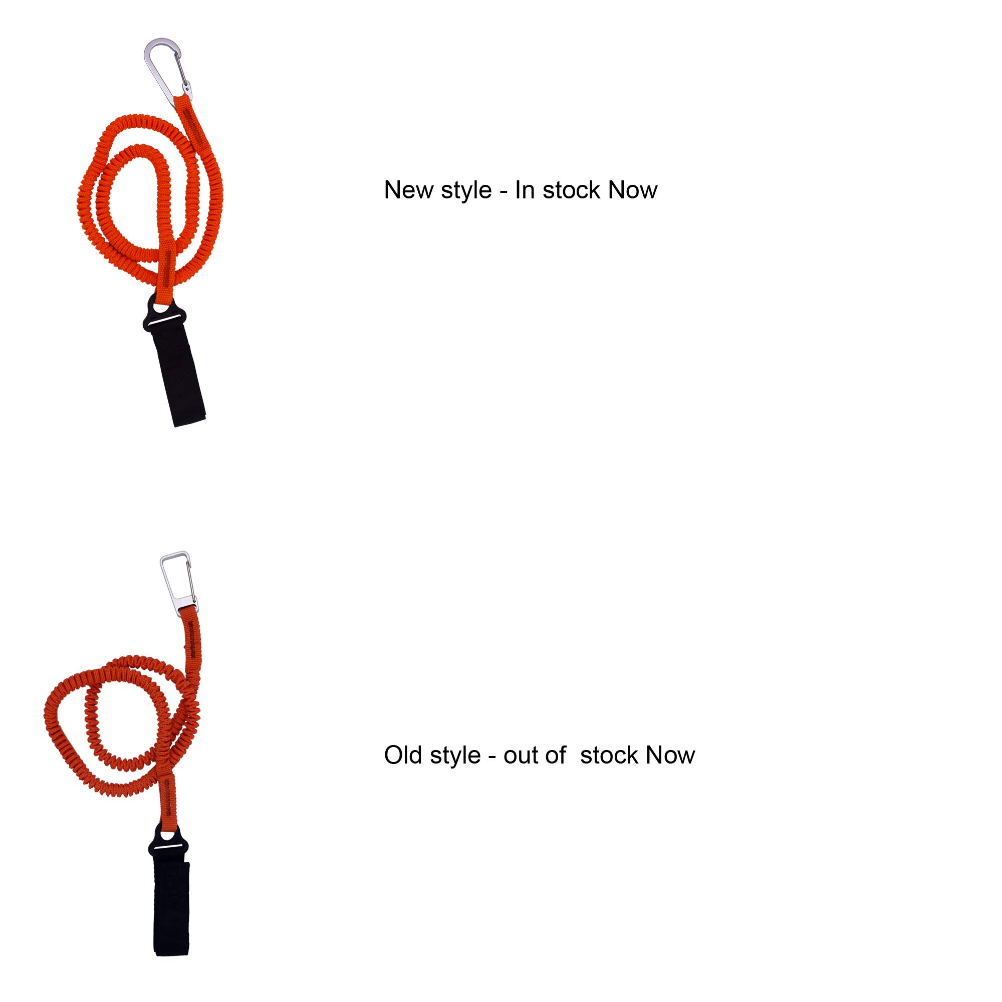 YYST Orange Paddle Leash Paddle Holder Tool Lanyard - No Paddle (Orange X 4 Pack)