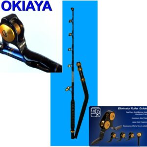 OKIAYA Venom PRO Bent Butt Fishing Rod 80-130 LB. The Monster PAC Bay Guides