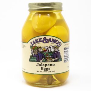 Jake & Amos Jalapeno Eggs 32 Oz. (2 Jars)