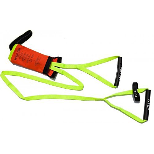 Rescue Steps for Kayaks - Compact Boarding Rope Ladder for Kayak (Yellow/Black)