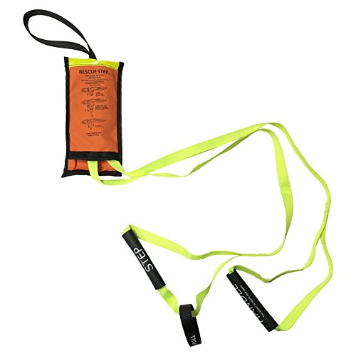 Rescue Steps for Kayaks - Compact Boarding Rope Ladder for Kayak (Yellow/Black)