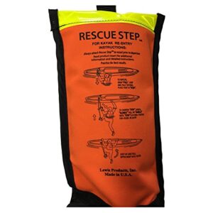 Rescue Steps for Kayaks - Compact Boarding Rope Ladder for Kayak (Yellow/Black)