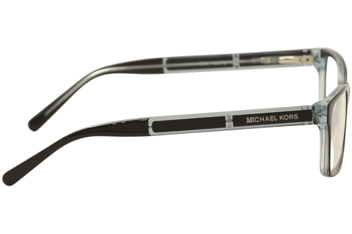 Michael Kors KYA MK4043 Eyeglass Frames 3250-53 - Black/teal Crystal MK4043-3250-53